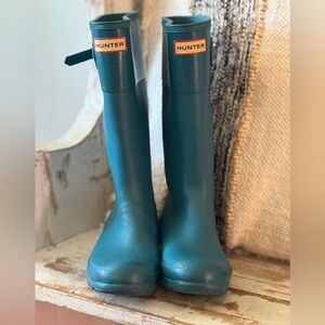 Hunter Blue Waterproof Boots